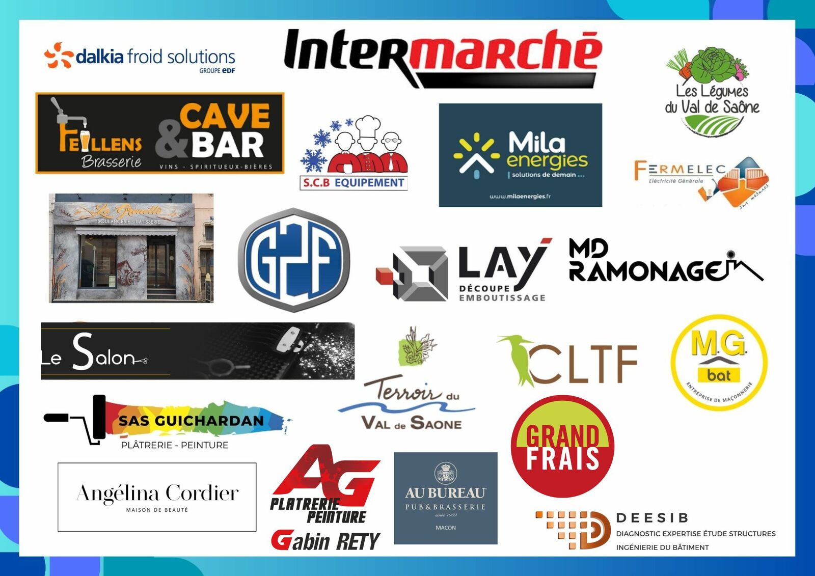 Merci à tous les partenaires qui nous soutiennent!