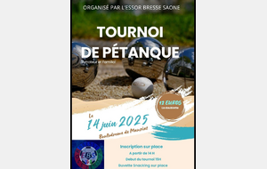 TOURNOI DE PÉTANQUE 