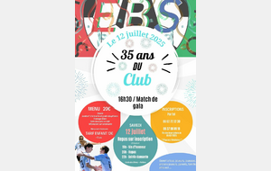 35 ANS DU CLUB